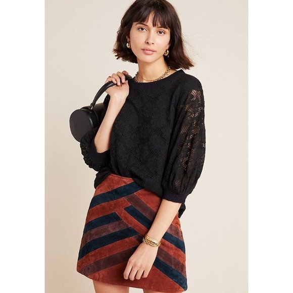 Anthropologie | NWT Vivian Lace Top - Picture 1 of 14